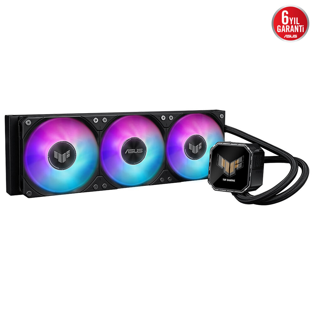 ASUS TUF Gaming LC III 360 TUF-GAMING-LC-III-360-ARGB-LCD 360mm Siyah İşlemci Sıvı Soğutucu