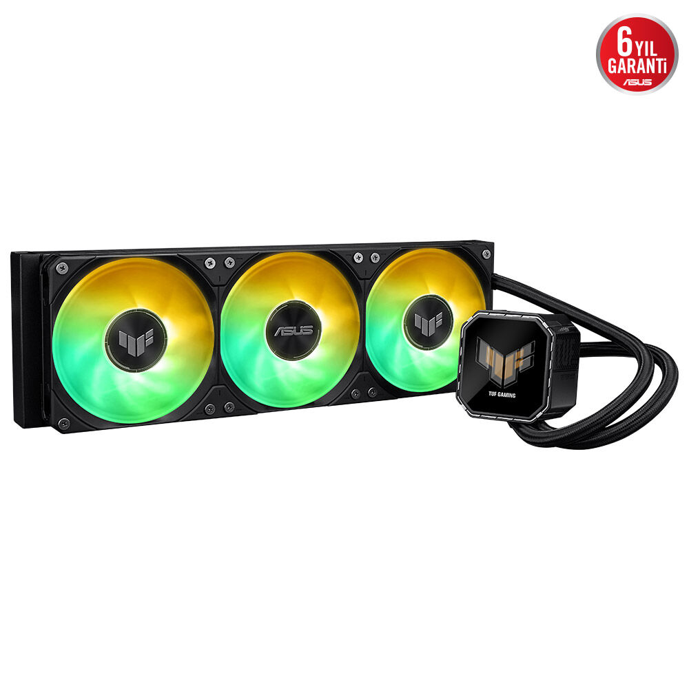 ASUS TUF Gaming LC III 360 TUF-GAMING-LC-III-360-ARGB-LCD 360mm Siyah İşlemci Sıvı Soğutucu