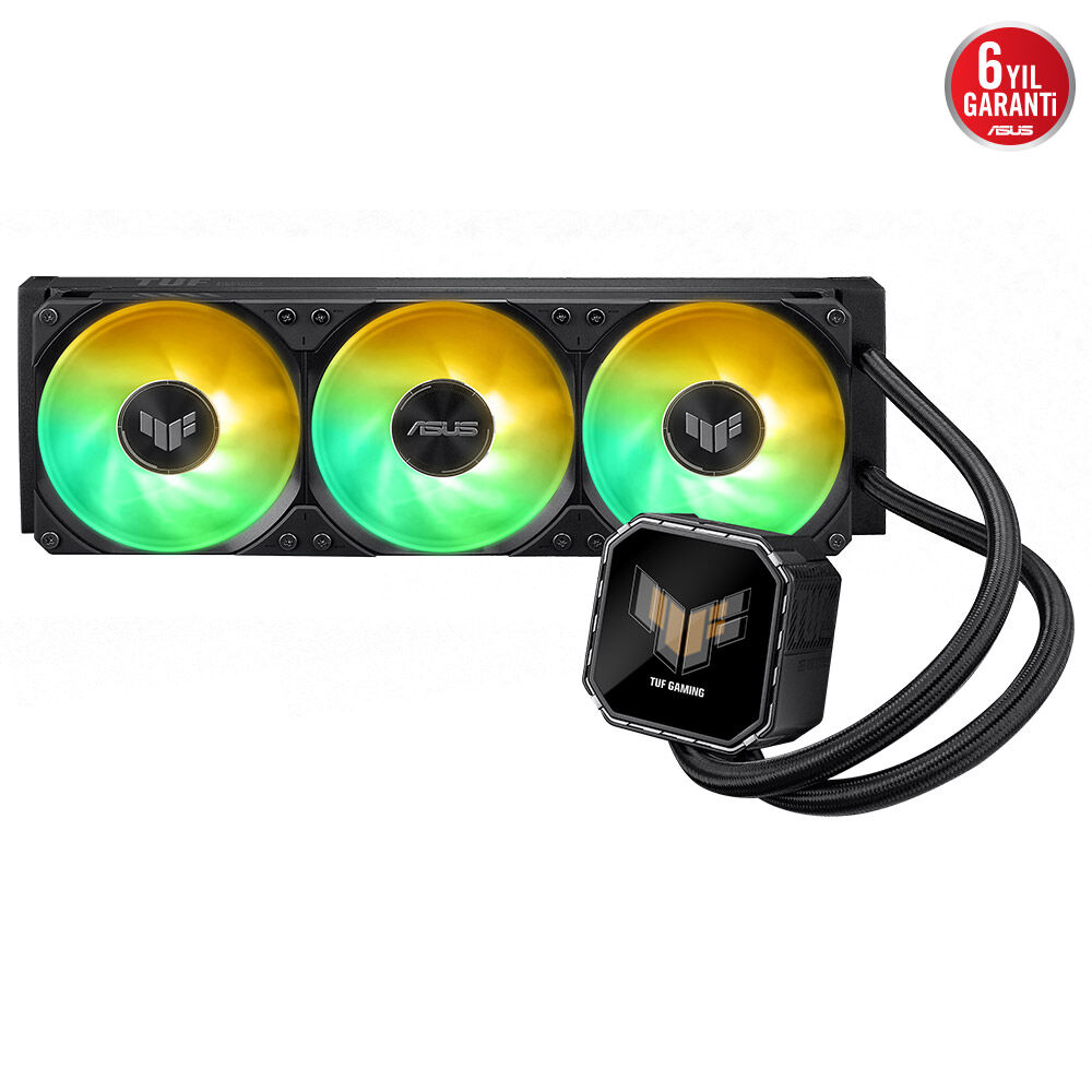 ASUS TUF Gaming LC III 360 TUF-GAMING-LC-III-360-ARGB-LCD 360mm Siyah İşlemci Sıvı Soğutucu