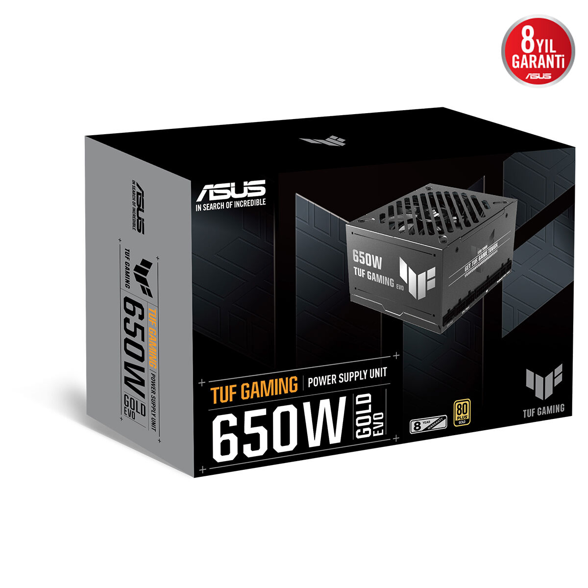 TUF Gaming 650W Gold EVO 80+ Gold Gaming Modüler Power Supply (90YE00SC-B0NA00)