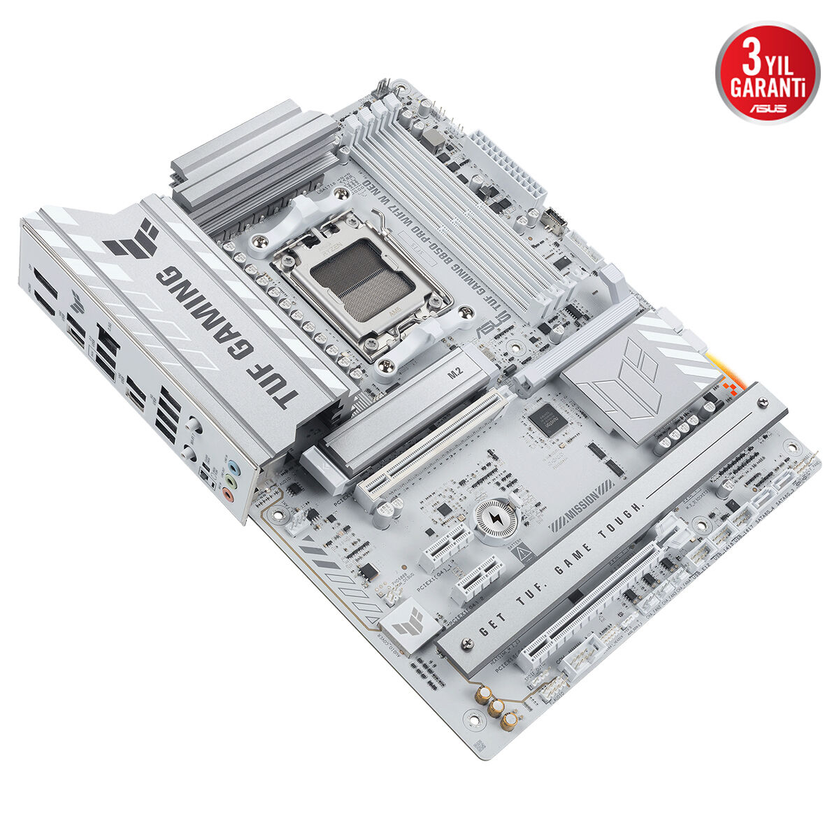 Asus TUF Gaming B850-PRO WIFI7 W NEO AMD B850 Soket AM5 DDR5 9000+MT/s(OC) Wi-Fi 7 ATX Anakart (90MB1NW0-M0EAY0)