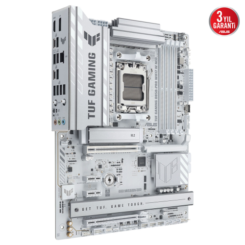 Asus TUF Gaming B850-PRO WIFI7 W NEO AMD B850 Soket AM5 DDR5 9000+MT/s(OC) Wi-Fi 7 ATX Anakart (90MB1NW0-M0EAY0)