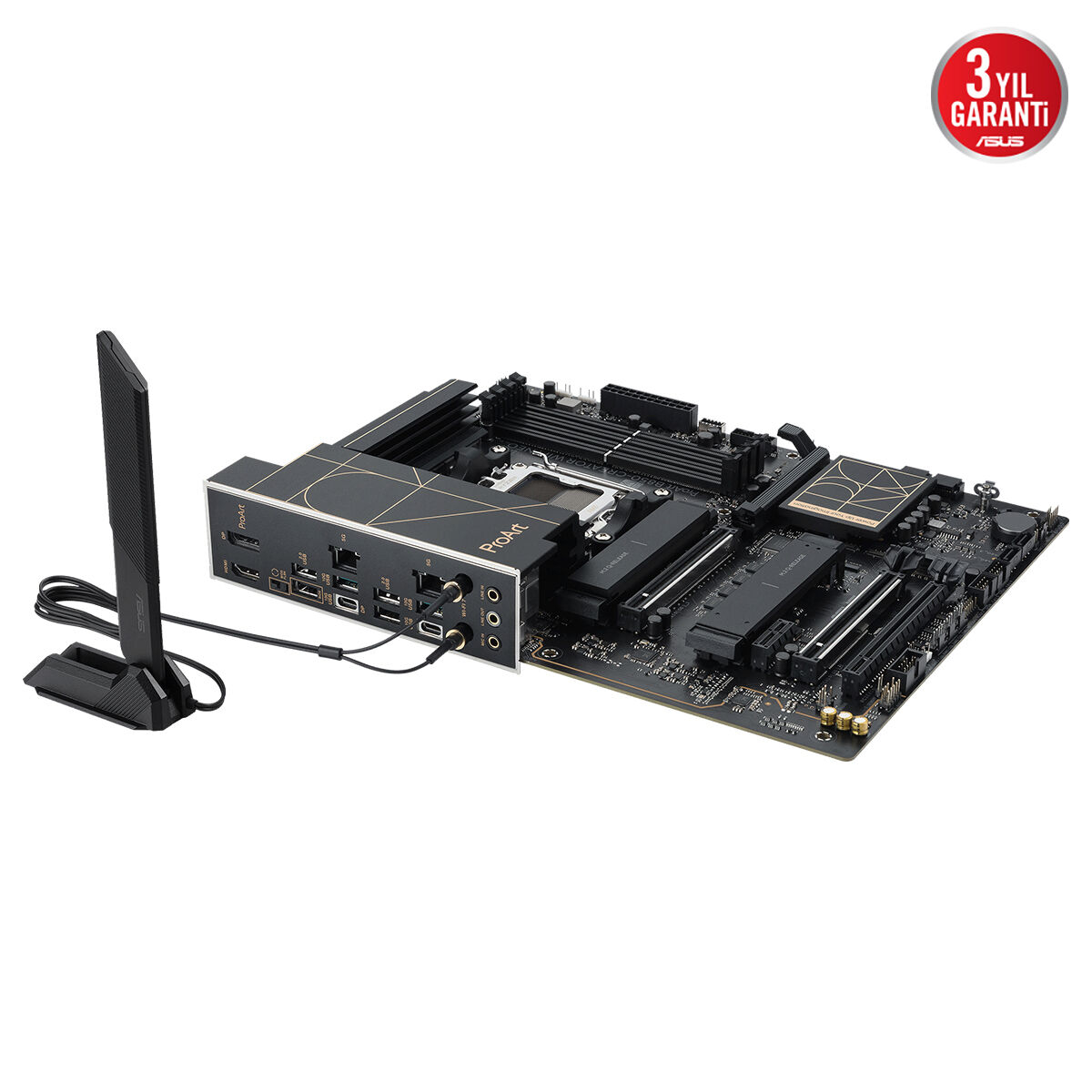 ASUS PROART B850-CREATOR WIFI NEO AMD B850 Soket AM5 DDR5 9000+MT/s(OC) Wi-Fi 7 ATX Anakart (90MB1P60-M0EAY0)