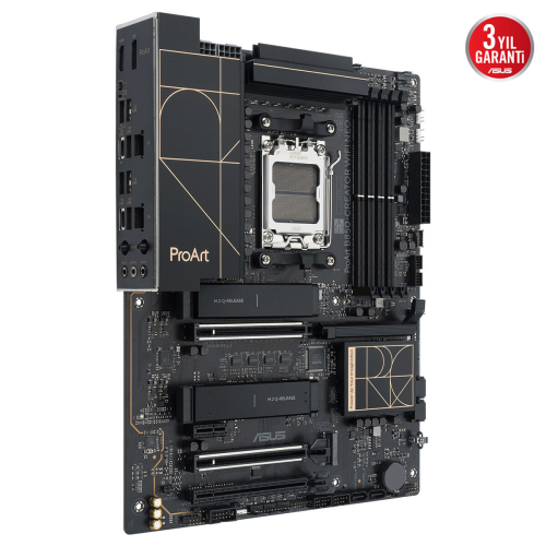 ASUS PROART B850-CREATOR WIFI NEO AMD B850 Soket AM5 DDR5 9000+MT/s(OC) Wi-Fi 7 ATX Anakart (90MB1P60-M0EAY0)
