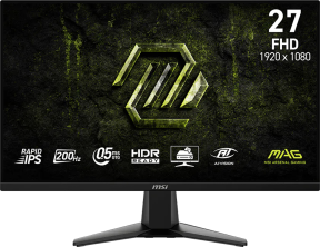 MSI MAG 275F E20 27″ 200Hz 0.5ms AdaptiveSync HDR Ready FHD Rapid IPS Gaming Monitör