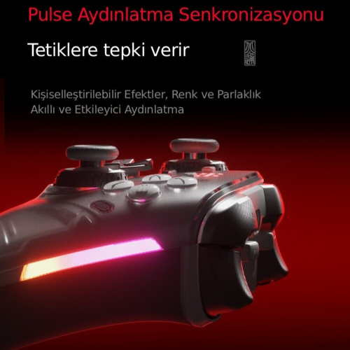 BEITONG KP70 Kablosuz Beyaz Gamepad (2.4G, Bluetooth, Kablolu)