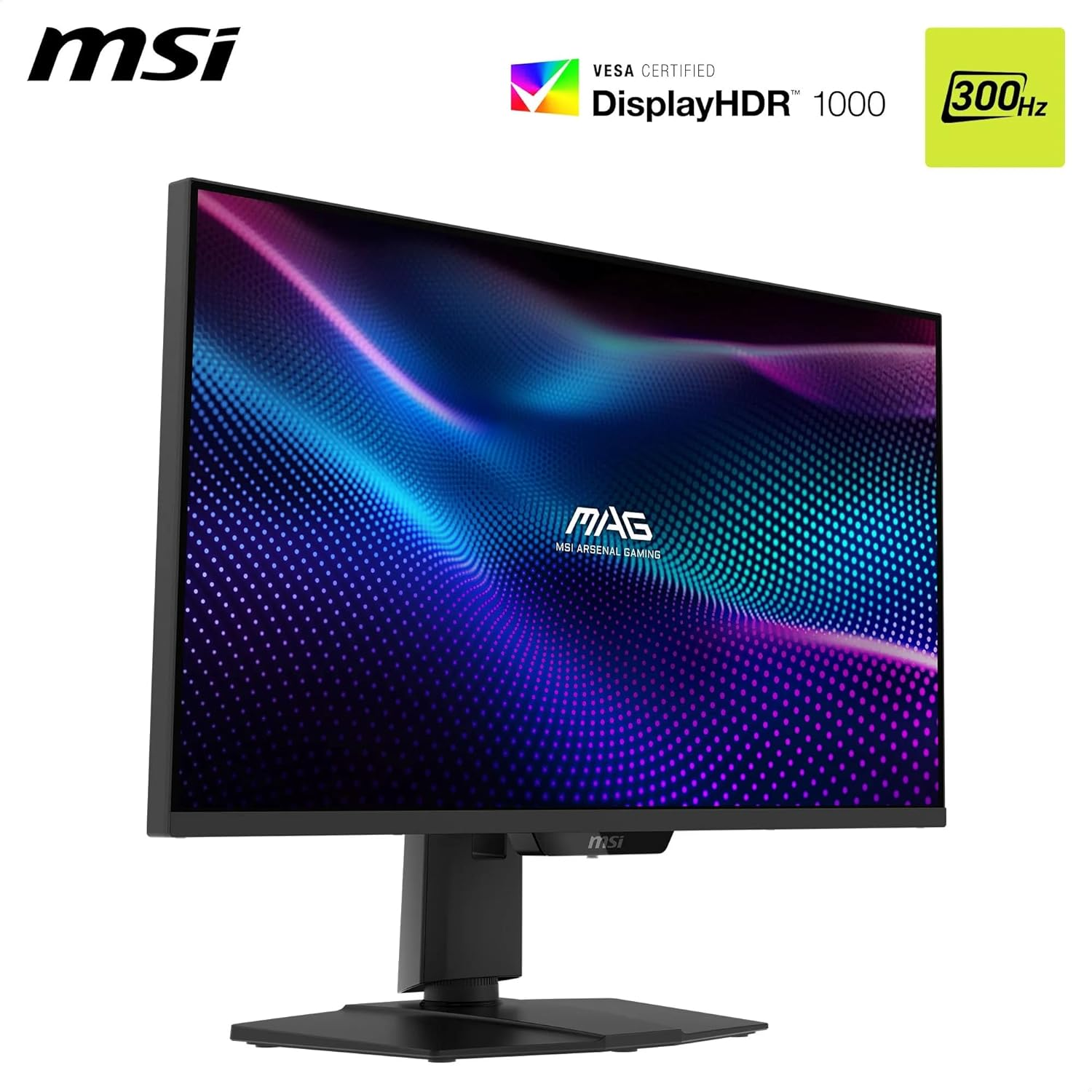 MSI MAG 274QPF X30MV 27″ 300Hz 0.5ms 2K WQHD Adaptive Sync Rapid VA Pivot Gaming Monitör
