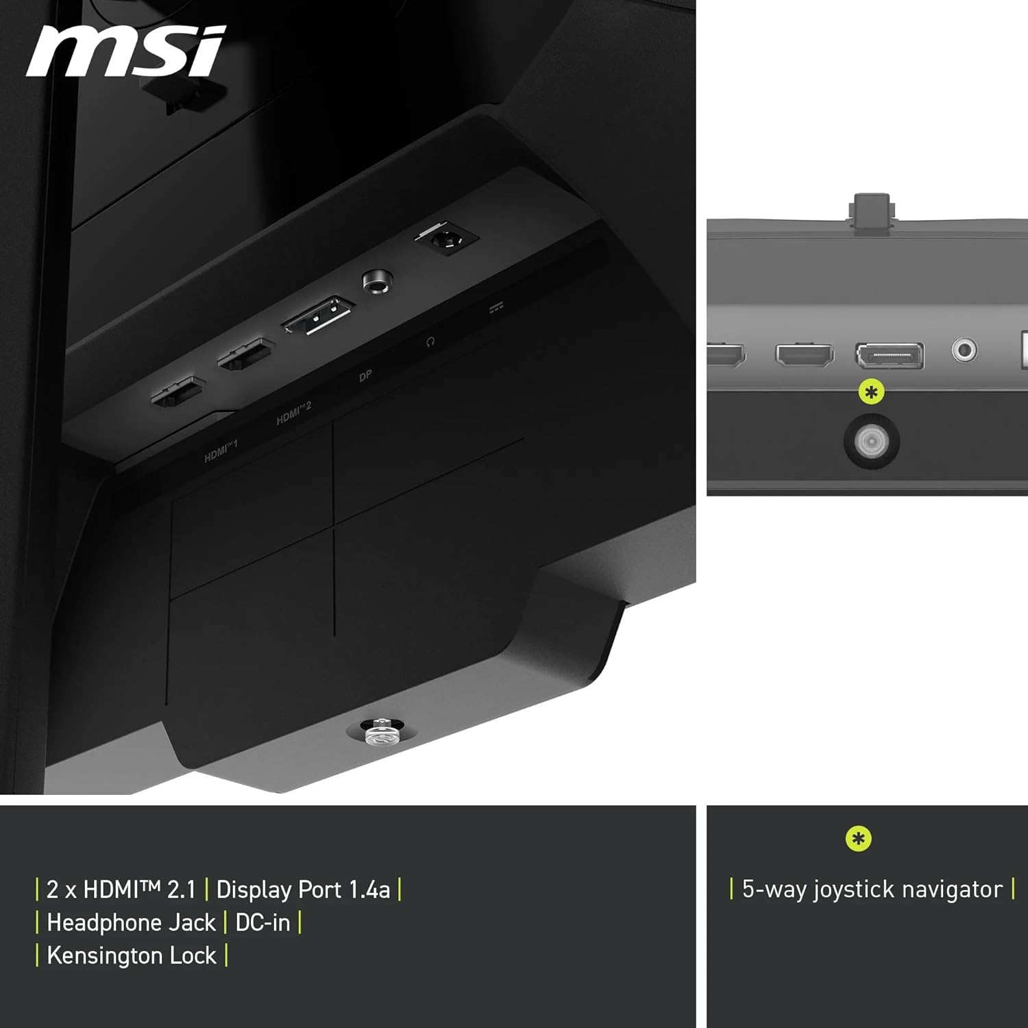 MSI MAG 274QPF X30MV 27″ 300Hz 0.5ms 2K WQHD Adaptive Sync Rapid VA Pivot Gaming Monitör