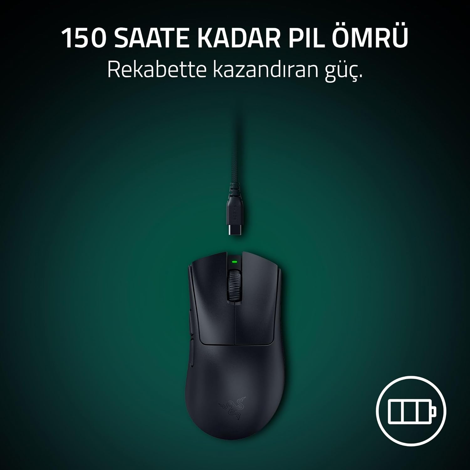 Razer DeathAdder V4 Pro RZ01-05330100-R3G1 Siyah Kablosuz Gaming Mouse