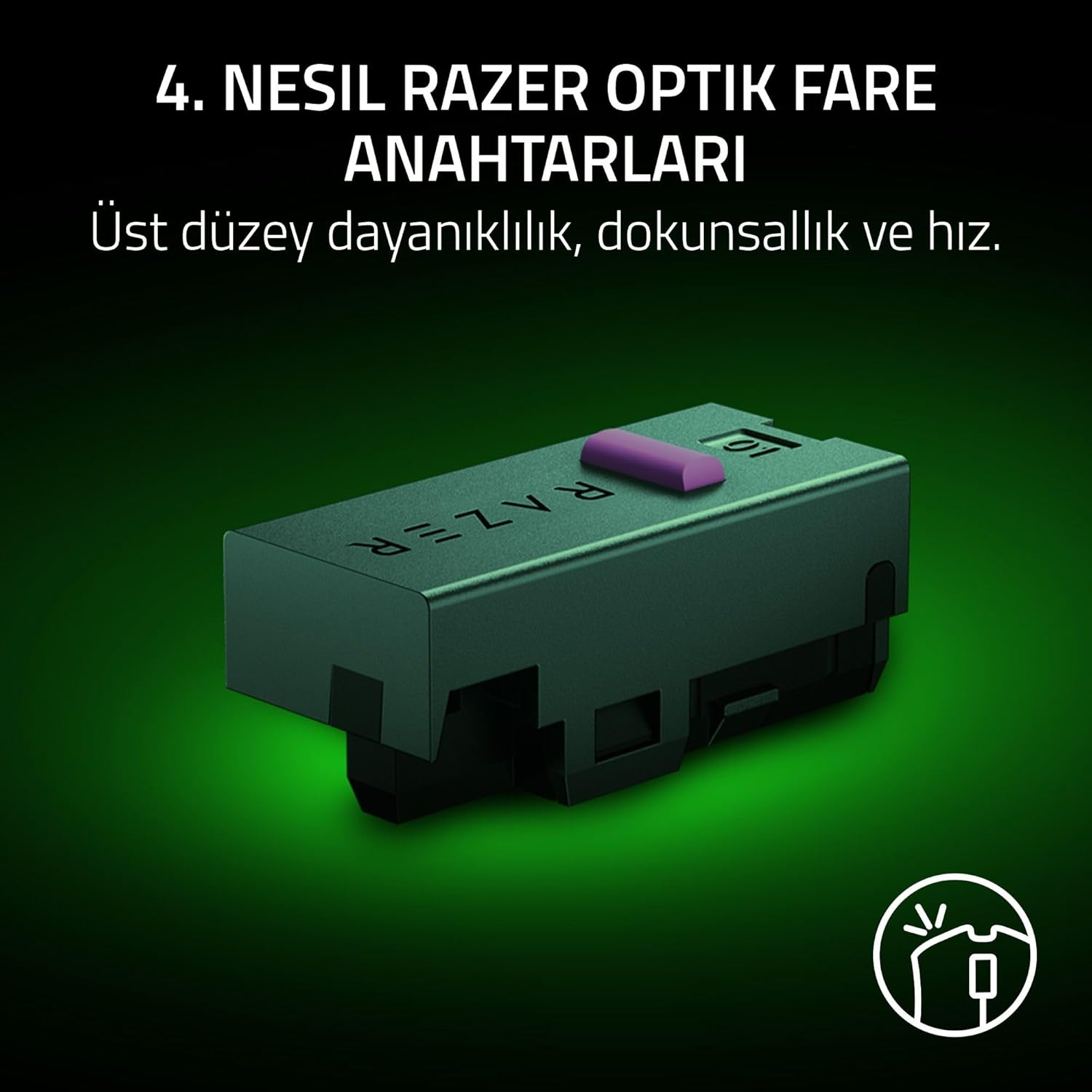 Razer DeathAdder V4 Pro RZ01-05330100-R3G1 Siyah Kablosuz Gaming Mouse