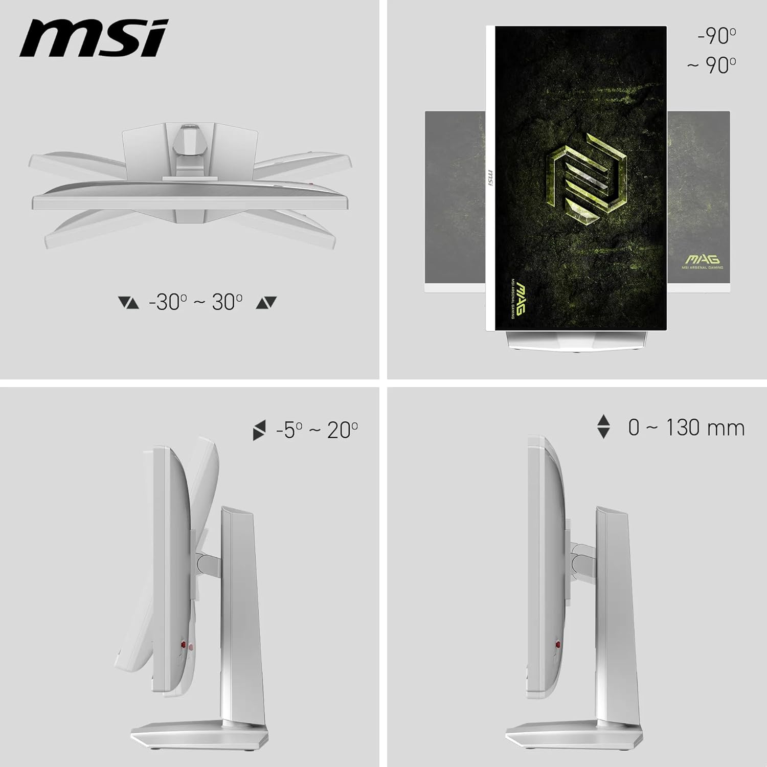 MSI MAG 274QRFW E20 27″ 200Hz 0.5 ms VESA DisplayHDR 400 2K WQHD Fast IPS Gaming (Oyuncu) Monitör