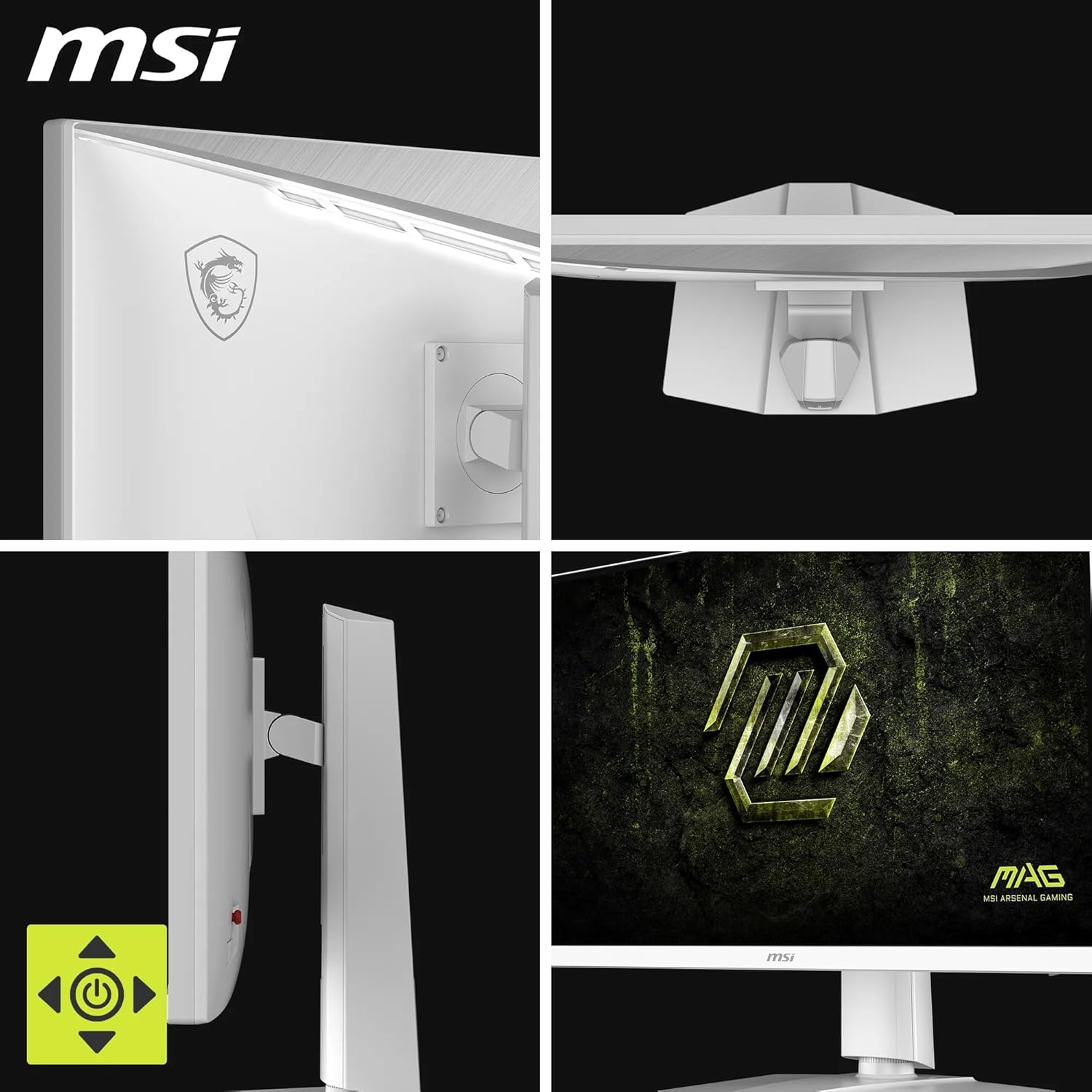MSI MAG 274QRFW E20 27″ 200Hz 0.5 ms VESA DisplayHDR 400 2K WQHD Fast IPS Gaming (Oyuncu) Monitör