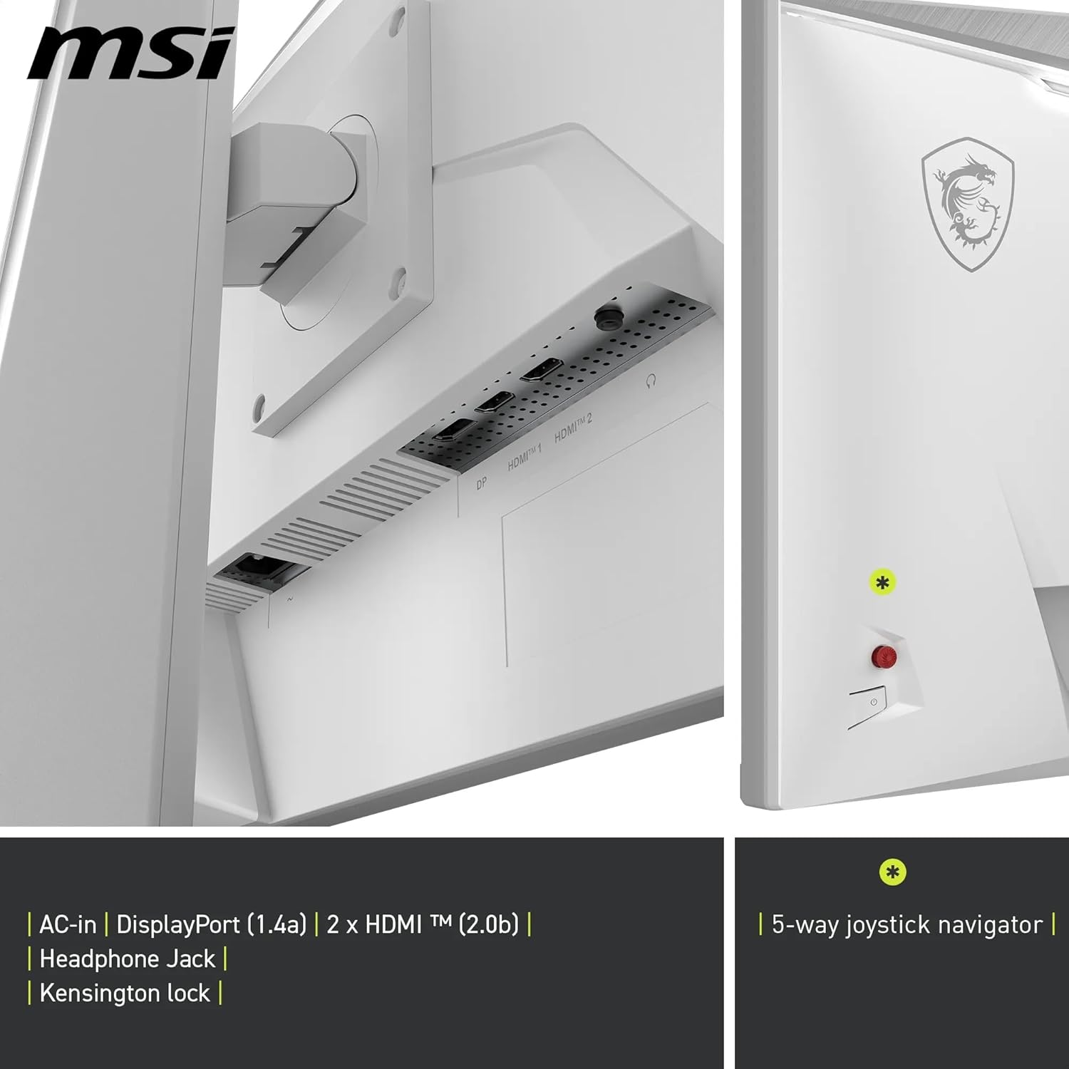 MSI MAG 274QRFW E20 27″ 200Hz 0.5 ms VESA DisplayHDR 400 2K WQHD Fast IPS Gaming (Oyuncu) Monitör