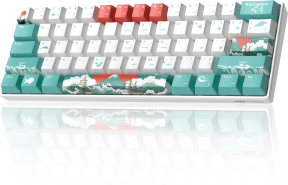 MageGee Star61 Waves %60 Hot-Swap Mekanik Beyaz Gaming Klavye