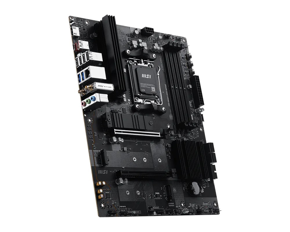 MSI PRO B840-S EVO WIFI6E 8000MHz(OC) DDR5 Soket AM5 M.2 HDMI ATX Gaming Anakart