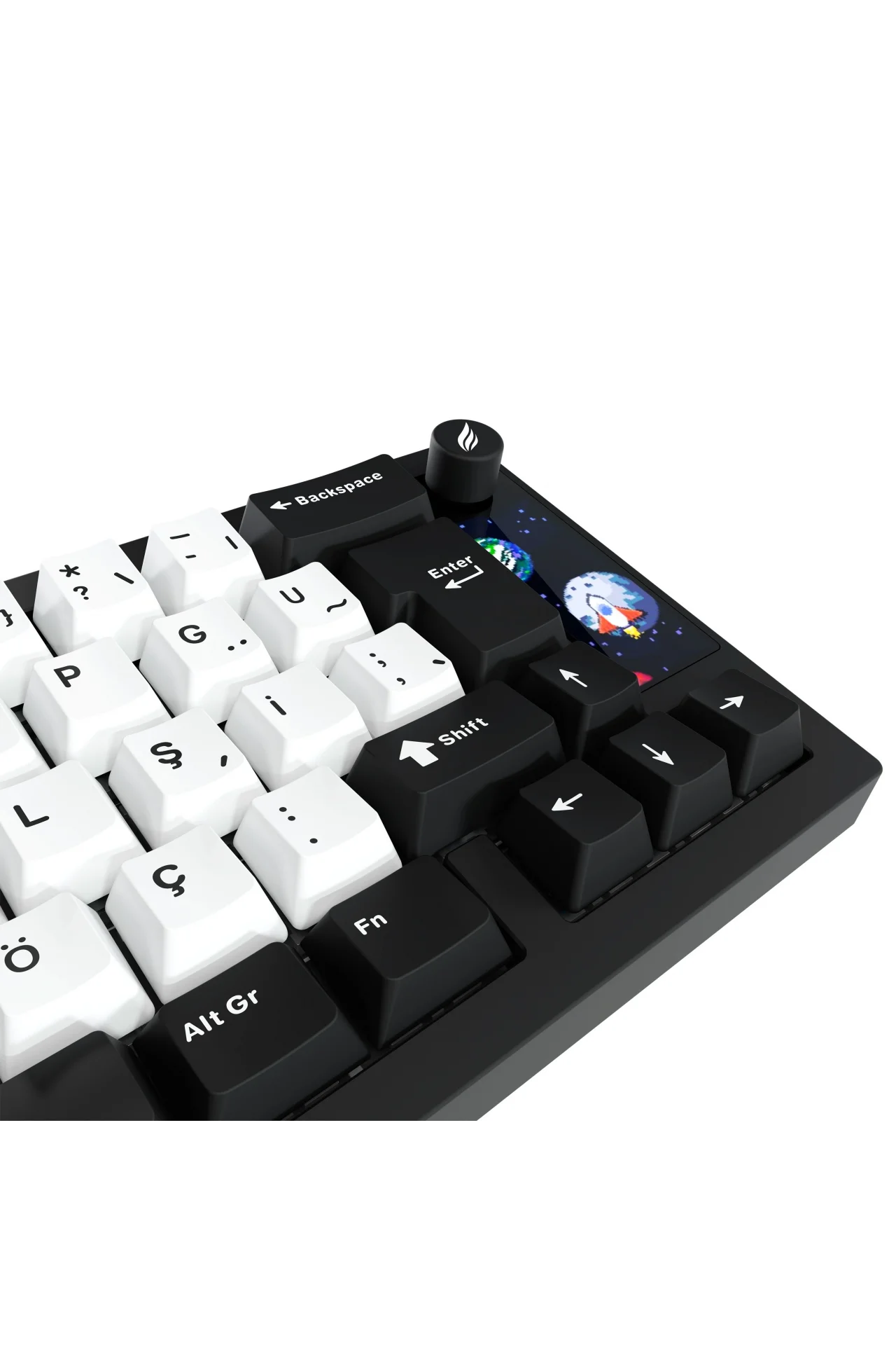  Hawk HK540 Mekanik Prelubed Switch RGB Tri-Mode Kablosuz/Bluetooth %65 Full Türkçe Gaming Klavye