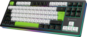 GamePower Nama RGB Mekanik Kablolu, 2.4Ghz, Bluetooth 3 Mod Aliminyum Gaming Klavye