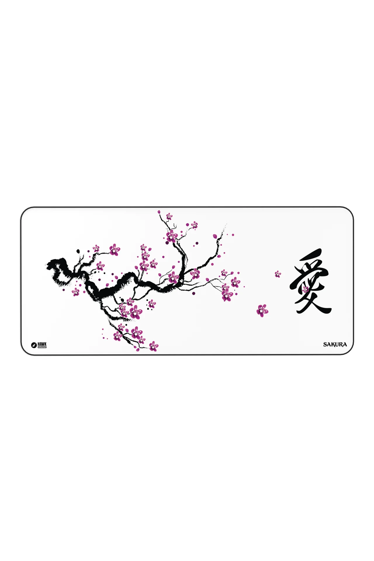 Hawk Beyaz Sakura 90x40 Mouse Pad