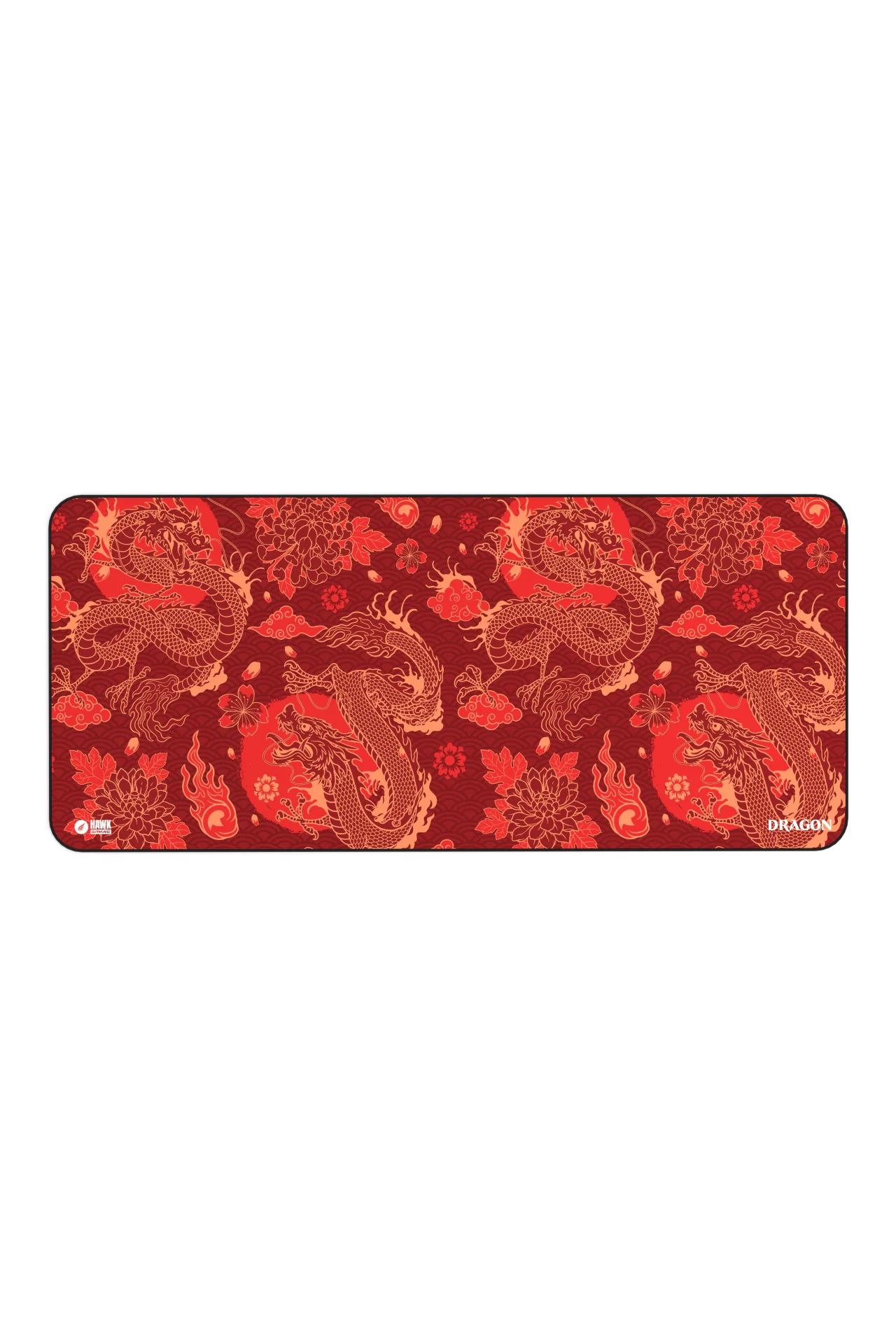 Hawk Red Dragon 90x40 Mouse Pad
