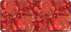 Hawk Red Dragon 90x40 Mouse Pad