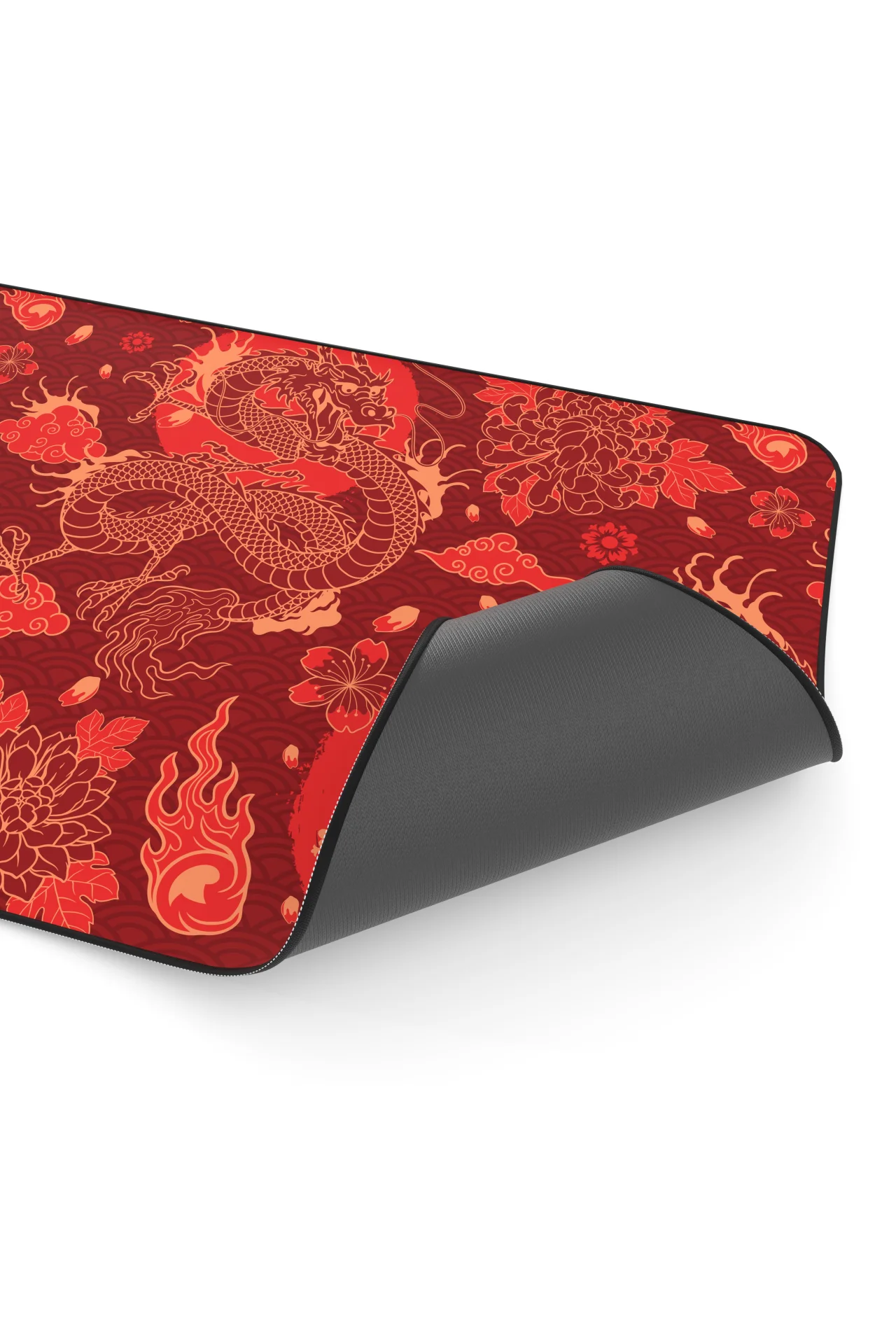 Hawk Red Dragon 90x40 Mouse Pad