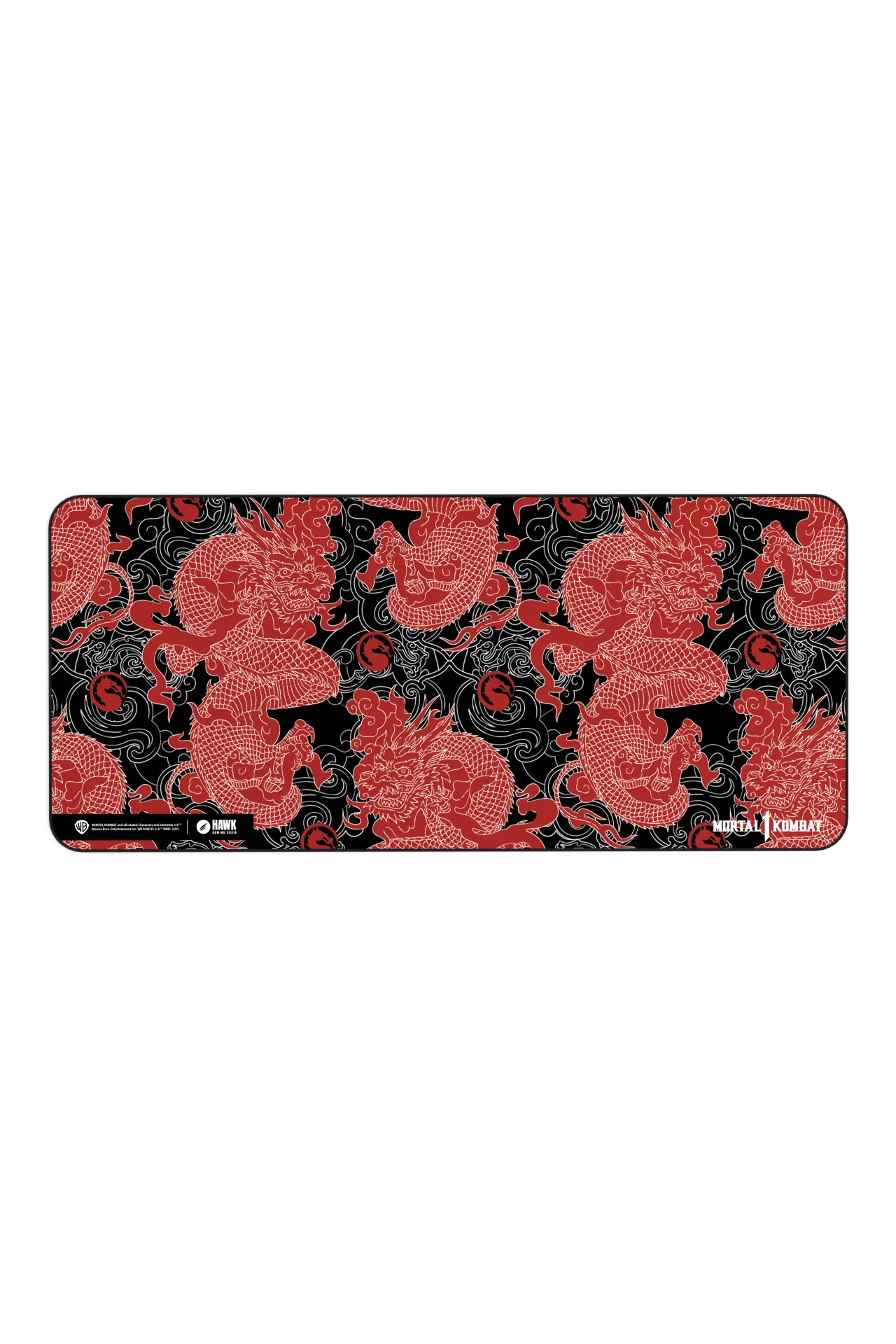 Hawk Mortal Kombat Red Dragon 90x40 Mouse Pad