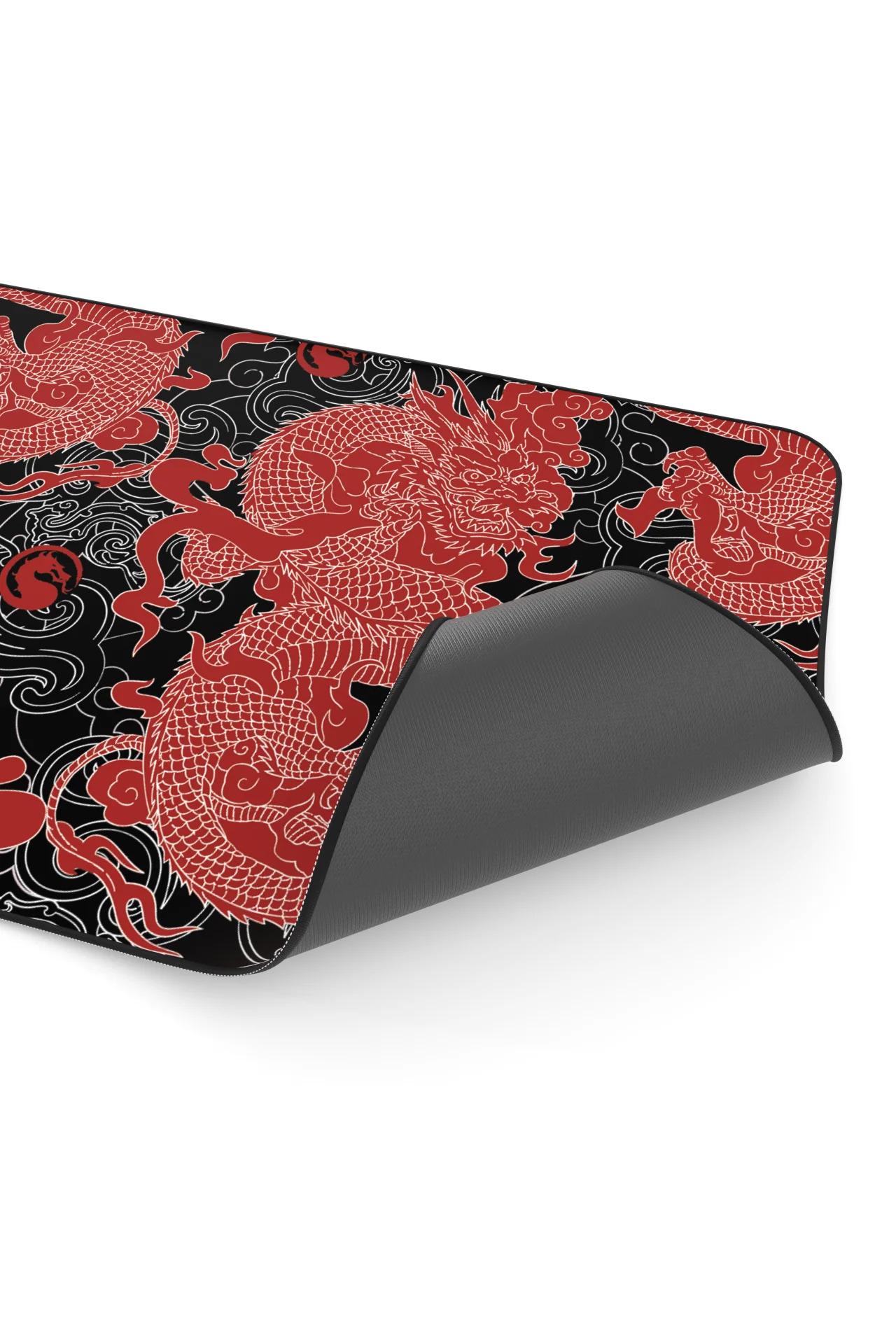 Hawk Mortal Kombat Red Dragon 90x40 Mouse Pad