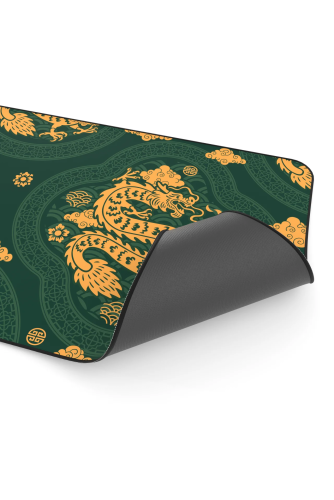 Hawk Green Dragon 90x40 Mouse Pad