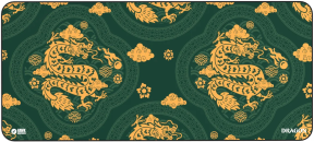 Hawk Green Dragon 90x40 Mouse Pad