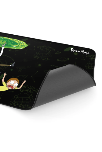 Hawk Rick And Morty Portal 90x40 Mouse Pad