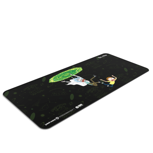 Hawk Rick And Morty Portal 90x40 Mouse Pad