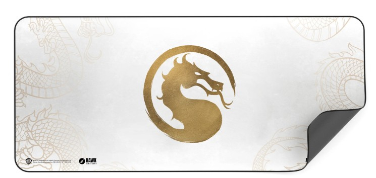 Hawk Mortal Kombat Gold Dragon 90x40 Mouse Pad