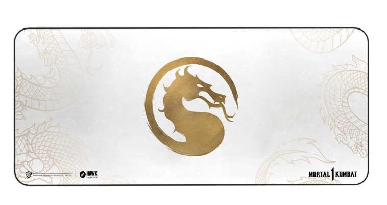 Hawk Mortal Kombat Gold Dragon 90x40 Mouse Pad