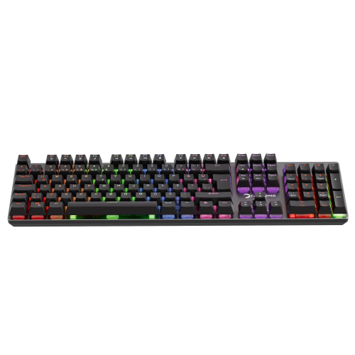GamePower Ogre RGB 60M Blue Switch Türkçe Q USB Mekanik Gaming Klavye
