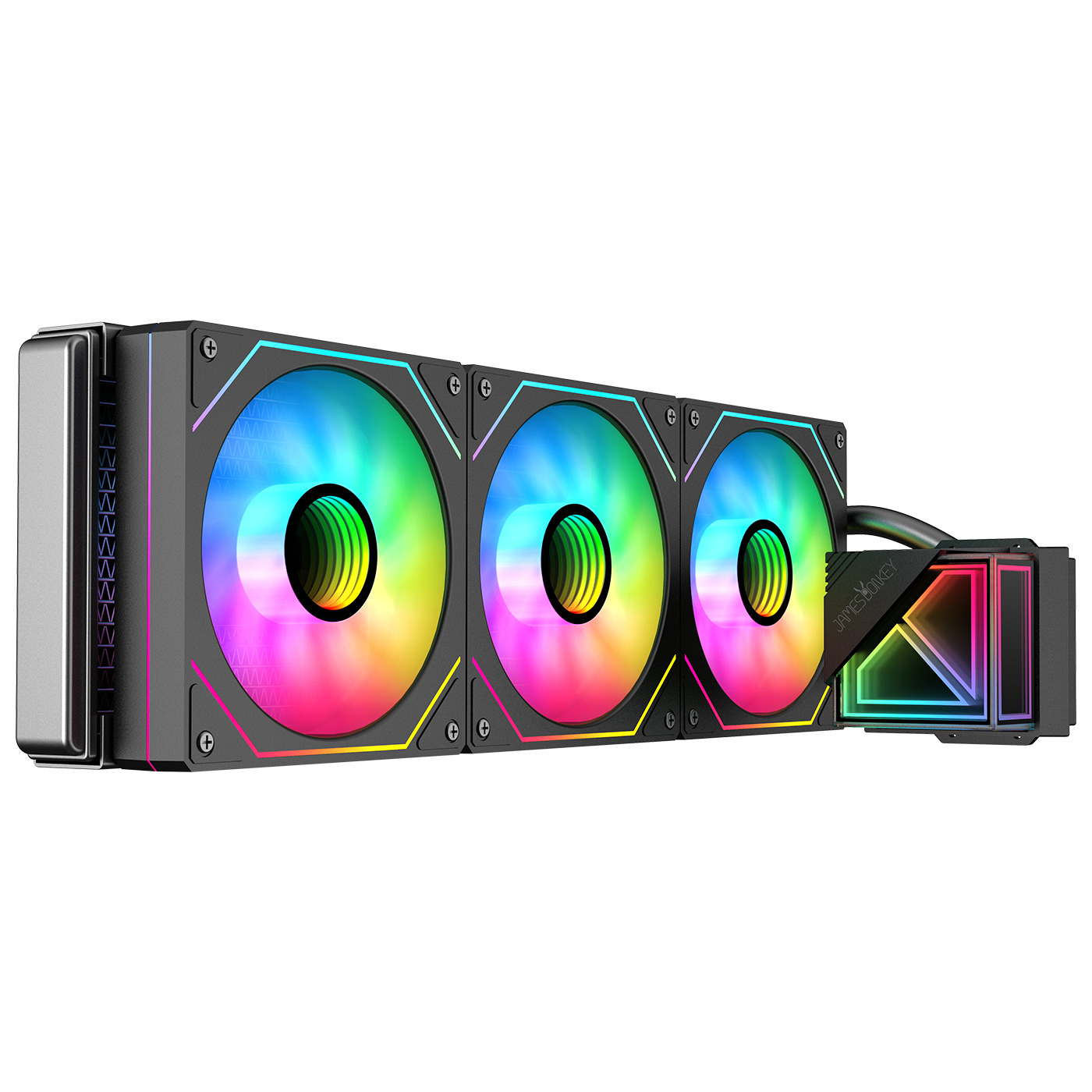 James Donkey Lugis JDC360 ARGB 360mm Sıvı İşlemci Soğutucu AM5 ve LGA1700 Uyumlu