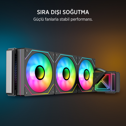 James Donkey Lugis JDC360 ARGB 360mm Sıvı İşlemci Soğutucu AM5 ve LGA1700 Uyumlu