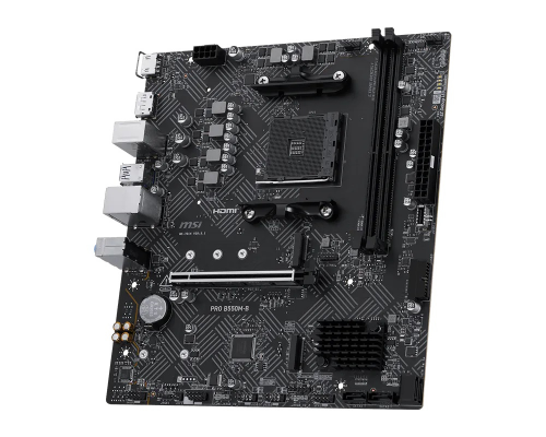 MSI Pro B550M-B AM4 DDR4 4600(OC) HDMI DP 2x M.2 Gaming (Oyuncu) Anakart