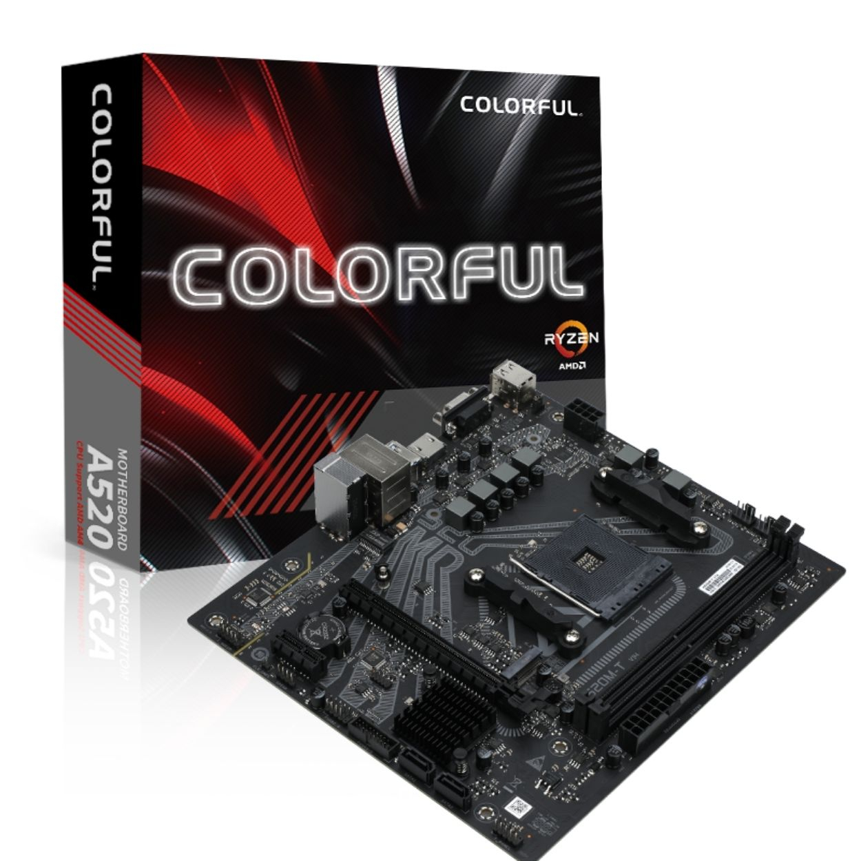 COLORFUL BATTLE-AX A520M-T V14 AMD AM4 DDR4 3600MHz mATX Gaming (Oyuncu) Anakart