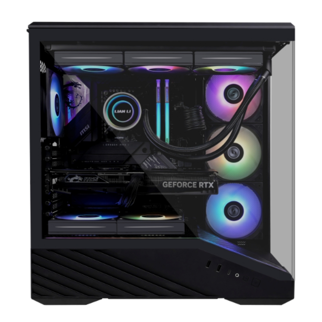 LIAN LI V100R Siyah 850W 80+ Gold ATX Gaming (Oyuncu) Kasa(G99.OE814RXSR85G.EU)