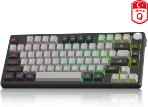 MageGee TS75 %75 Siyah 79 Tuş RGB Kablolu Membran Gaming Klavye
