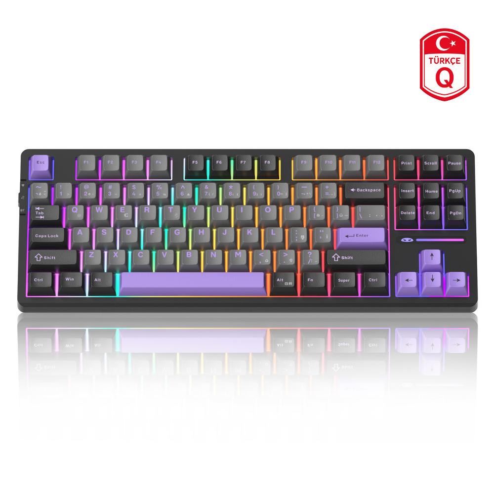 MageGee Light87 87 Tuş RGB Hot-Swap Kablolu Mekanik Siyah Gaming Klavye