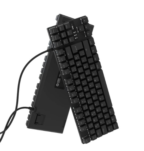 Hawk HK410 Mekanik Mavi Switch 19 Mod RGB Kablolu Siyah TKL Türkçe Gaming Oyuncu Klavye