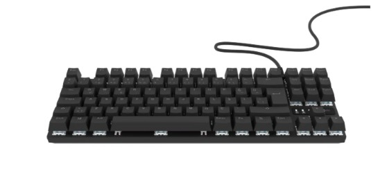 Hawk HK410 Mekanik Mavi Switch 19 Mod RGB Kablolu Siyah TKL Türkçe Gaming Oyuncu Klavye