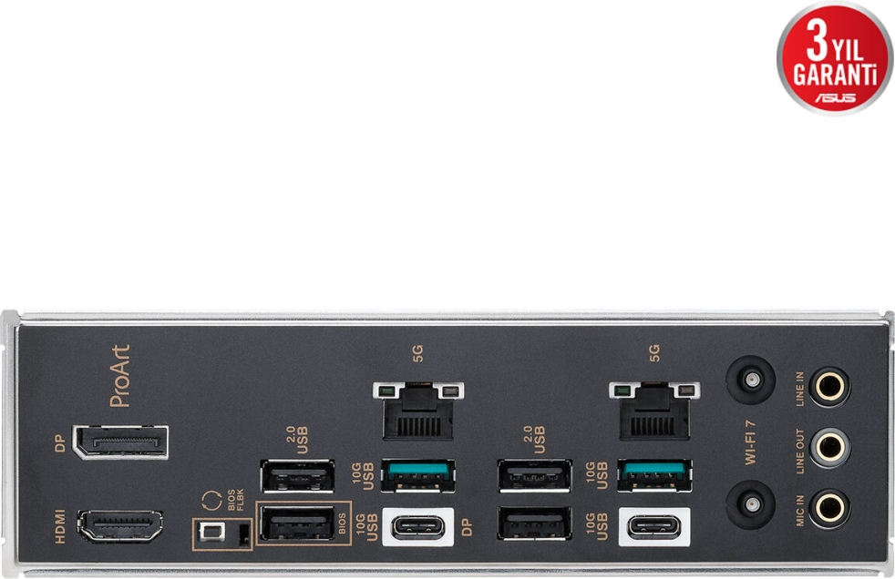 ASUS PROART B850-CREATOR WIFI NEO AMD B850 Soket AM5 DDR5 9000+MT/s(OC) Wi-Fi 7 ATX Anakart