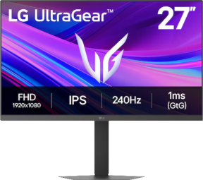 LG UltraGear G4 27G440A-B 27″ 240Hz 1ms FreeSync G-Sync HDR10 Pivot FHD IPS Gaming Monitör