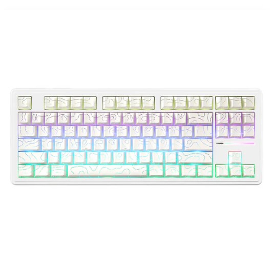 YUNZII YZ87 Mekanik Klavye White Line