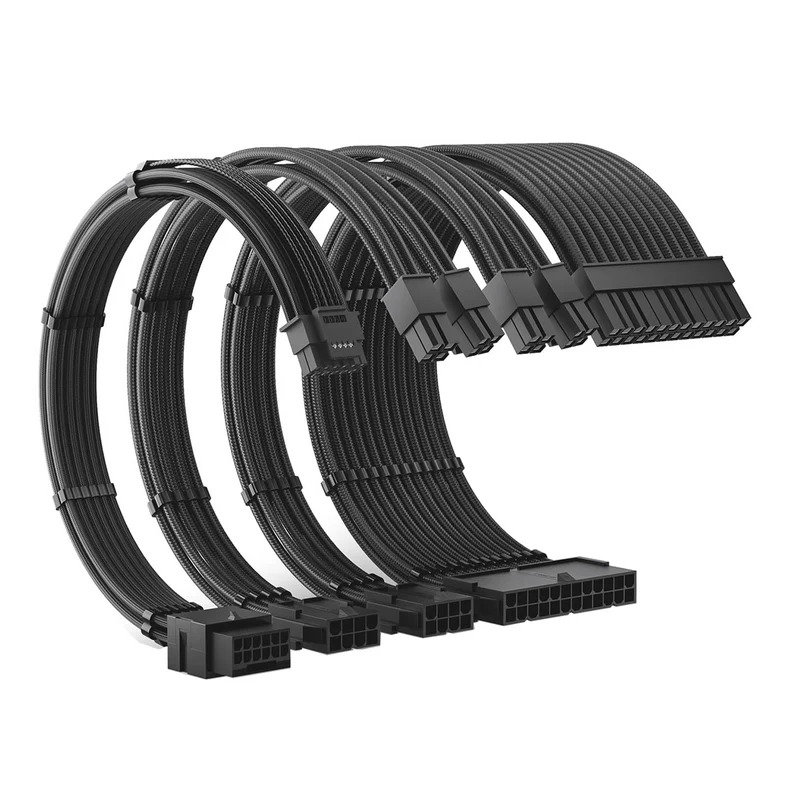 AsiaHorse 12VHPWR PCIE5.0 PSU Cable Siyah