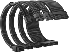 AsiaHorse 12VHPWR PCIE5.0 PSU Cable Siyah