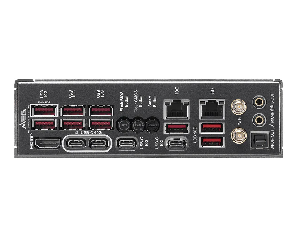 MSI MEG X870E ACE MAX WIFI7 AM5 DDR5 8400+(OC)MHz Type-C ATX Gaming Anakart