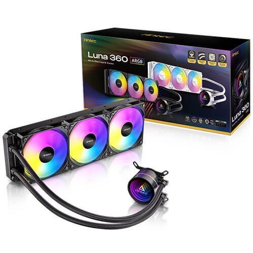 Antec Luna 360 ARGB Siyah Sıvı Soğutucu